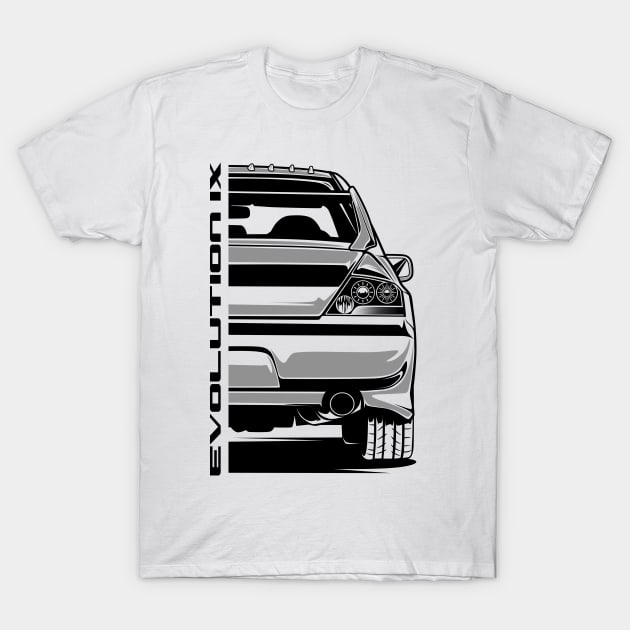 Lancer Evolution 9 T-Shirt by idrdesign